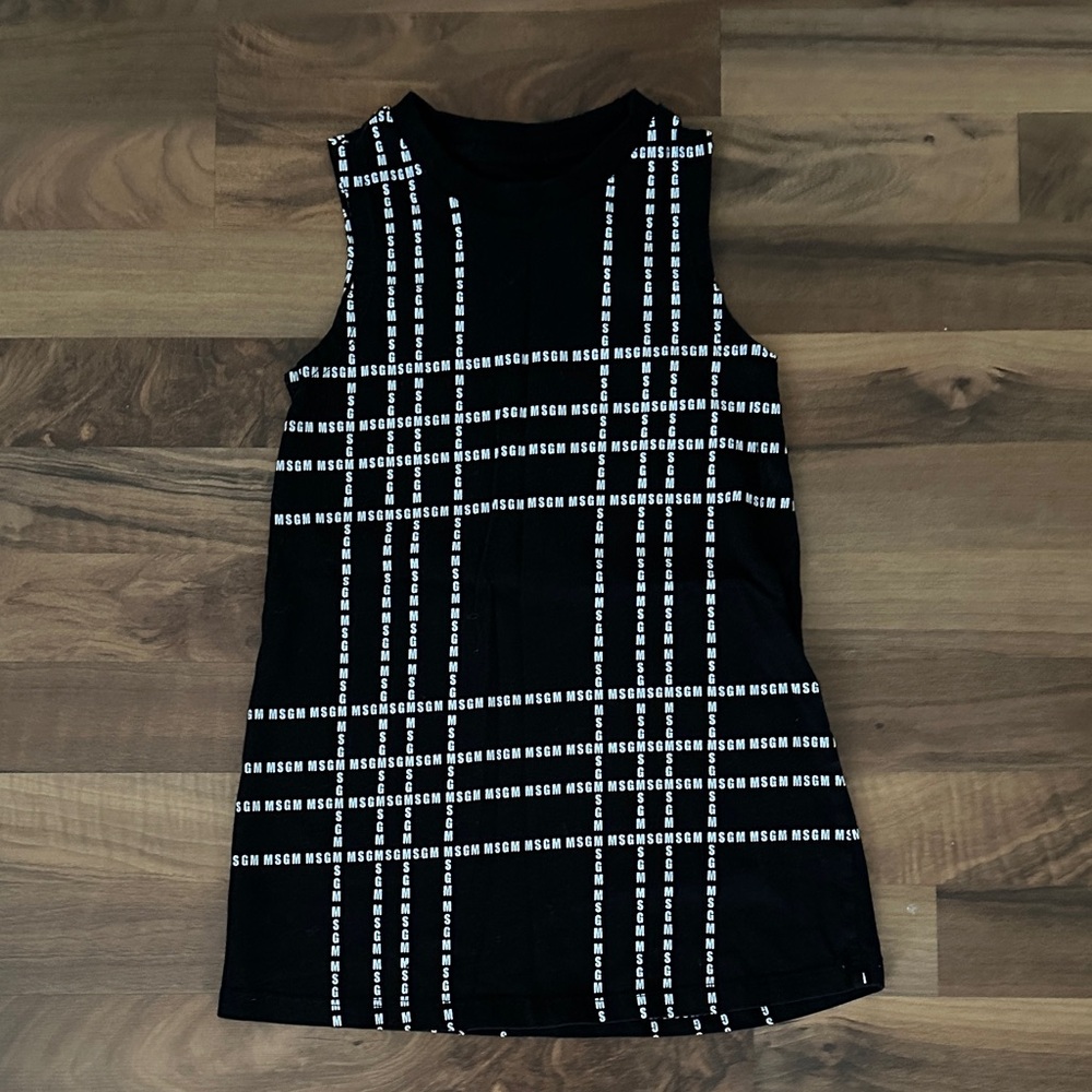MSGM Black and White dress